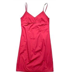 Y2k H&M Hennes Women's Mini Dress Boho Chic Dark Romance Whimsigoth Red Size 8